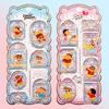 Cute Crayon Shin-chan 3D Silver Foil Window Glass Stickers - Crystal Decor for Girl Bag DIY Phone Album Decoration