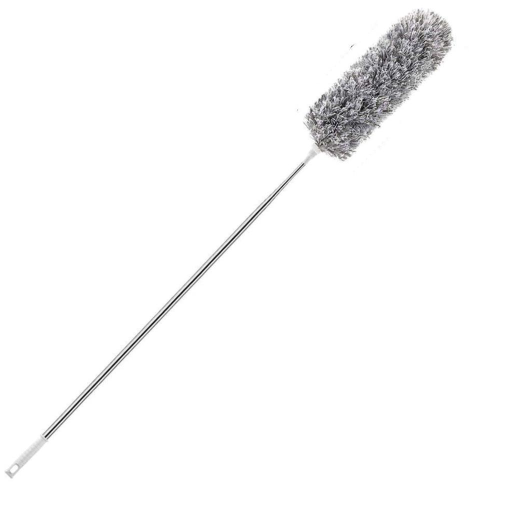 Extendable Household Microfiber Duster with Telescopic Handle Ceiling Dust Cleaner 2 8 Meter Length Feather Duster Rod and Head Set