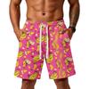 Men's Layer Casual Shorts, Lightweight Athletic Gym Shorts with Pockets, for Workout Beach and Lounging