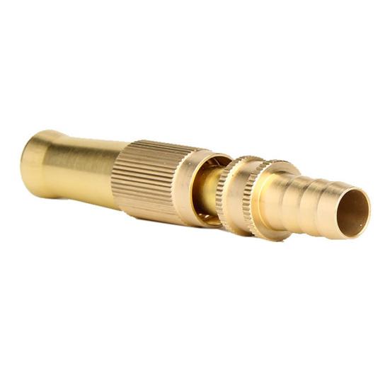 Kobberslangedyse Justerbar sprøytedyse Høytrykksdyse Heavy Duty sprøyte for hageslanger Uteplass Plenvanning Bilvask