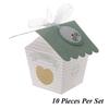 10 Stück Mini Liebesnest Vogelhaus Hochzeitsgastgeschenke, Geschenkkörbe für Braut, Babyparty, Verlobungsfeier, Hochzeitszubehör