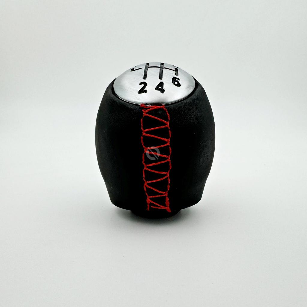 Schaltknauf für Dacia Duster, Schalthebel für Renault Fluence Megane MK3 328650024R, rot genäht