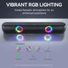 T-WOLF B320 Bluetooth Desktop Speaker with Heavy Bass & RGB Lights