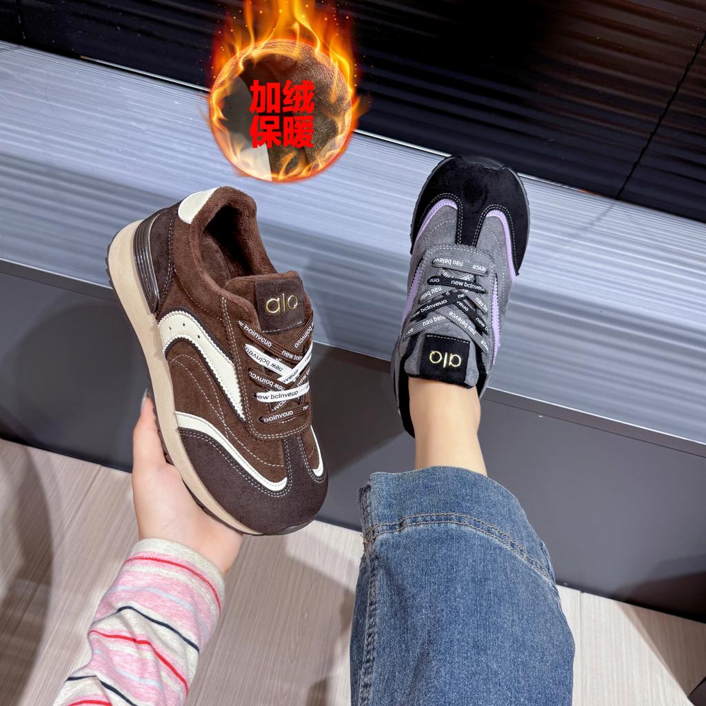 Women's 2025 New Spring Summer Versatile Sports Leisure Oes Retro Racing Soft Bot Agan Oes Cross Bule Casual Shoes