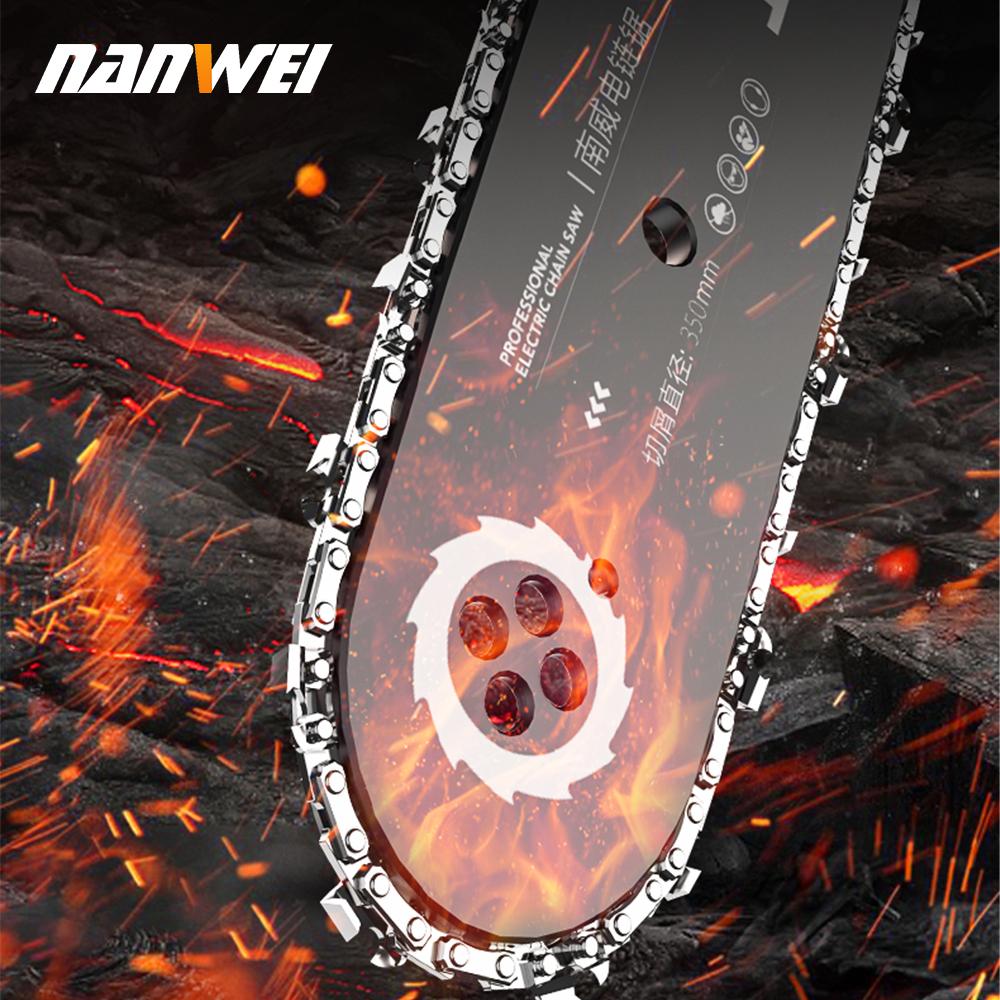 NANWEI 12-inch electric chain saw with 2000W brushless motor