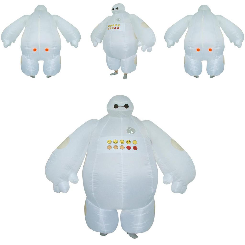 Υψηλής Ποιότητας Φουσκωτή Στολή Μασκότ Baymax από το Big Hero 6 για Ενήλικες Αποκριάτικη Στολή Cosplay