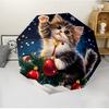 Chrismas Fashionable Automatic Opening/Closing Folding Umbrella. Portable and Foldable, Ideal for Gift, Travel, and Daily Use.