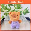 Capybara Playful Keychain Doll With Colorful Clothing And Luxuriously Soft Short Plush