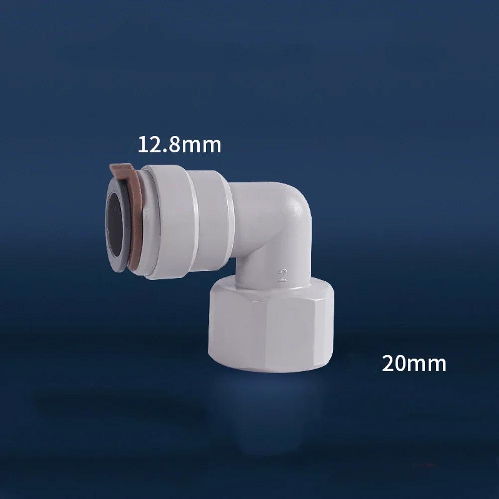 Ajuste 3/8" 1/2" DE X 3/8" Tubo Cotovelo Reto T Conector Rápido de Encaixe POM para Aquário Sistema de Osmose Reversa Filtro de Água RO