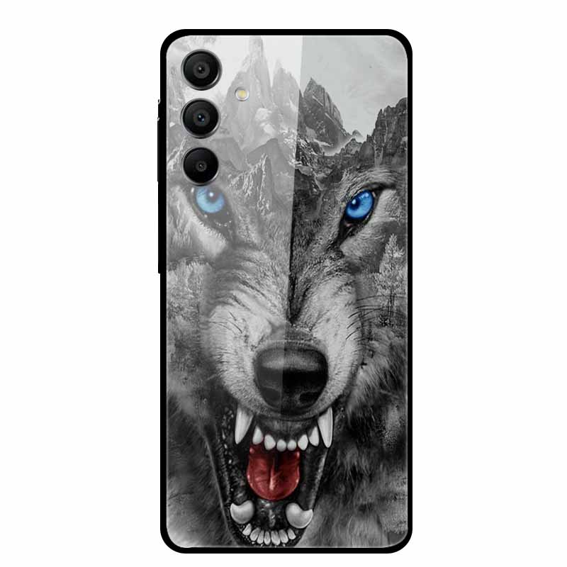 Tempered Glass Case for Samsung Galaxy A16 5G Back Cover Hard Case for SamsungA16 Phone Case Fundas Cool Protective Cute Bumper