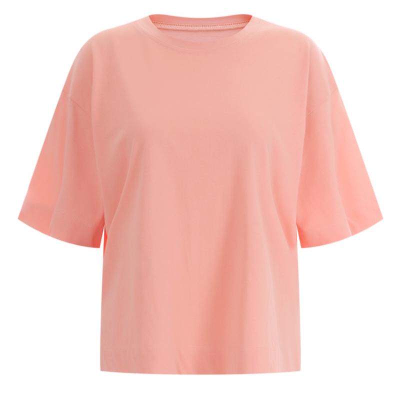 Shop Women Basic 5 Part Cut Off Cotton 100 Bio Washing Short Sleeve White Dai