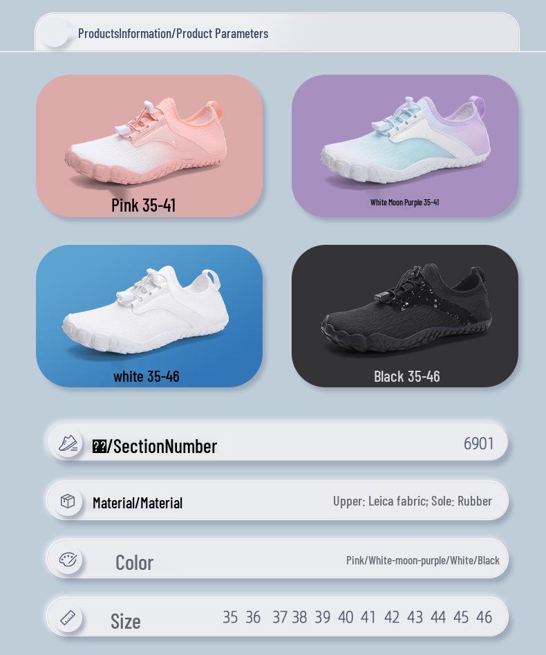 Men's & Women's Non-Slip Yoga, Hiking, and Wading Shoes for Indoor Fitness and Canyoneering