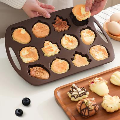 Silikon Maiskolben Brotform zum Backen Antihaft Nussblattform Dessert