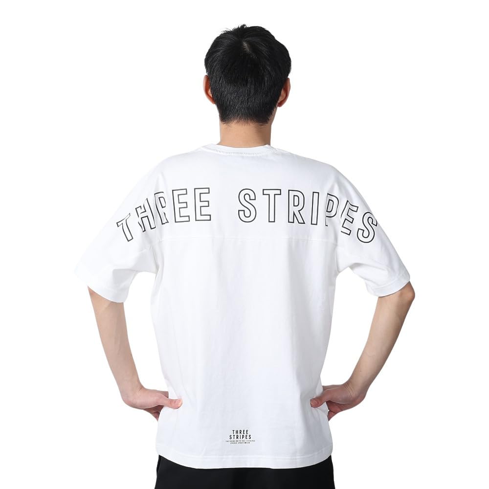 Adidas Short Sleeve Word White Size L Men's T-Shirt, JSY30, (IM8769),