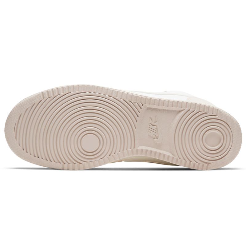 Nike Court Borough Mid Premium Sail Light Orewood Brown Women's  Sneakers  844907-101
