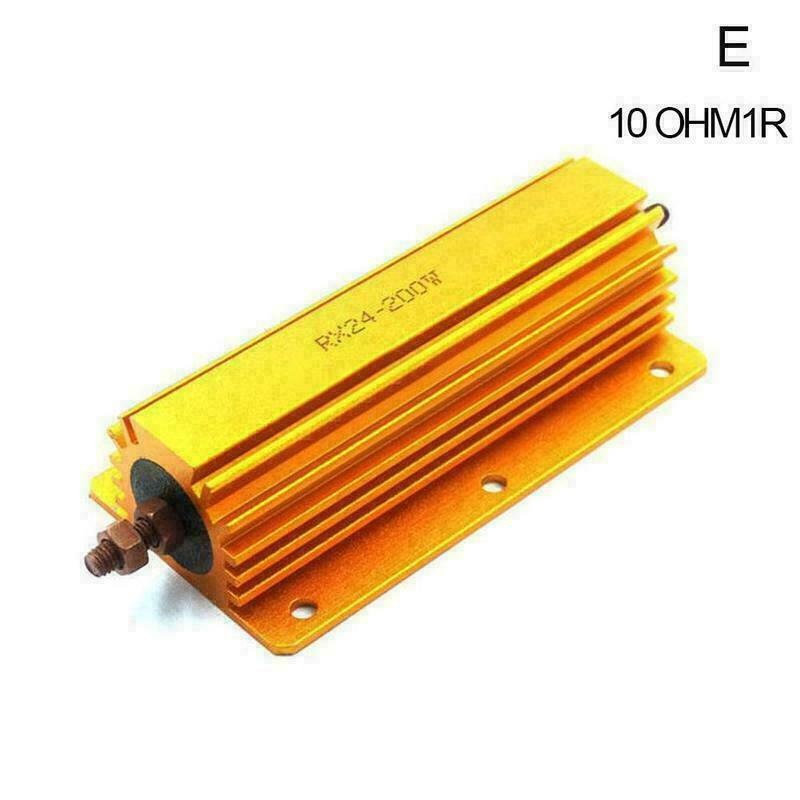 

Резистор 1 Ом - 8 Ом у металевому корпусі 100x52x29 мм, 4 трубки, алюмінієвий манекен навантаження 10ohm10R