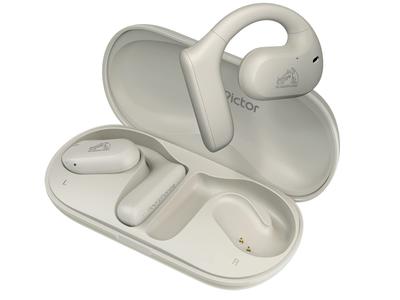JVC Kenwood Victor Wireless No Ear Listening While Working Ear Up To 17 Hours of White HA-NP35T Earphones, Bluetooth, Nearphones, Blocking, Remotely,