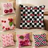 Sweet Millennium Print Kirsh Studio Pillow Case Comfort Sofa Bed Silky Elegant Invisible Zipper Decorative Cushion Cover