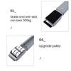Heavy Duty Adjustable Appliance Rollers with Brake Telescopic Mobile Base Wheels for Washing Machine Fridge Furniture