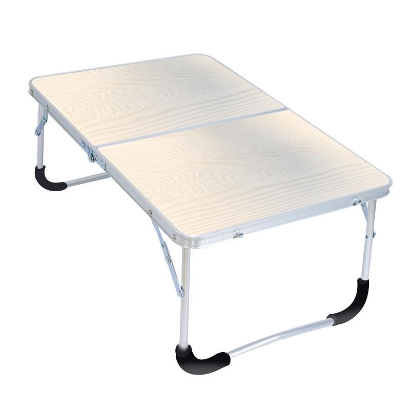 Portable Folding Camping Table: Lightweight Laptop & Snack Bed Desk