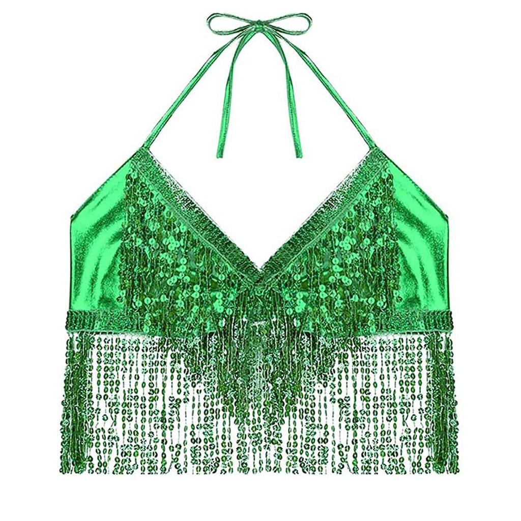 Ladies' Performance Tops, Belly Dance Bras, Sexy Stage Fringe Clothes
