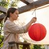10-40cm Chinese Lanterns Ball Paper Hanging Lanterns Lighting Hanging Round Lantern  New Year