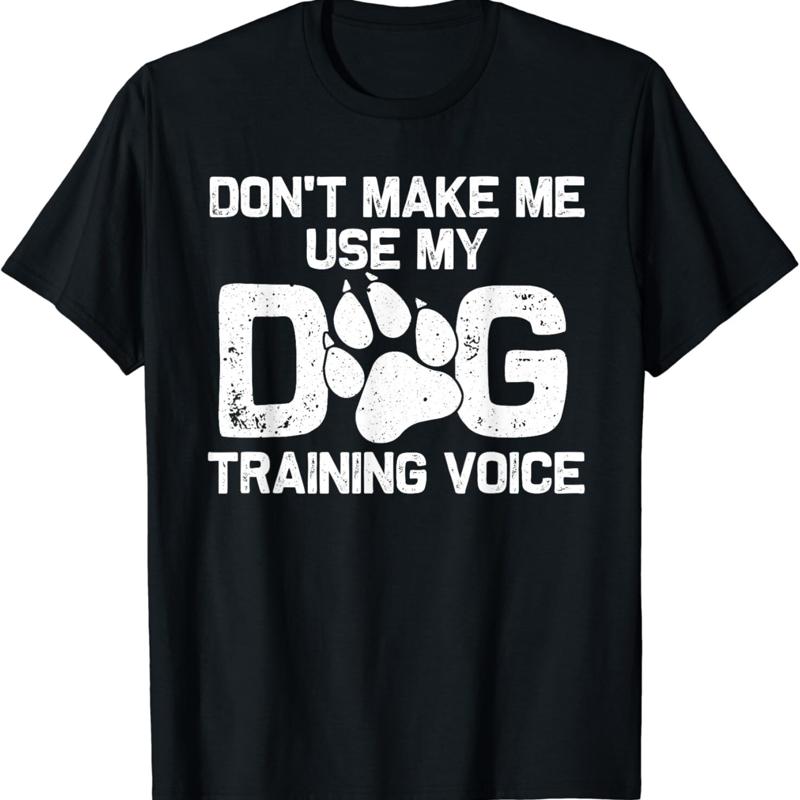 

Funny Dog Trainer For Training Pet Lover T Shirt - Men s Summer Cotton Graphic Tee S разноцветный