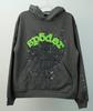 Nuovo brand trendy europeo e americano Sp5der felpa con cappuccio felpa tuta stampa ragnatela hip-hop uomo