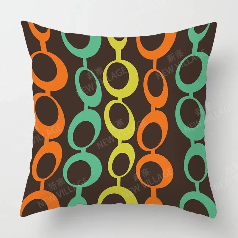 Nordic Fall Home Decor Autumn Throw Pillow Case Sofa Cushion Cover Modern  Geometry