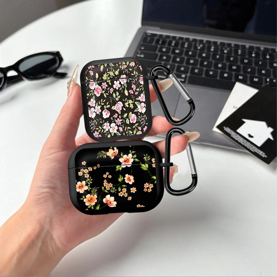 Case For Airpods 4 2 1 Pro2 Pro3 3 Pro Earphone Cases Cover Little Floral Patterns