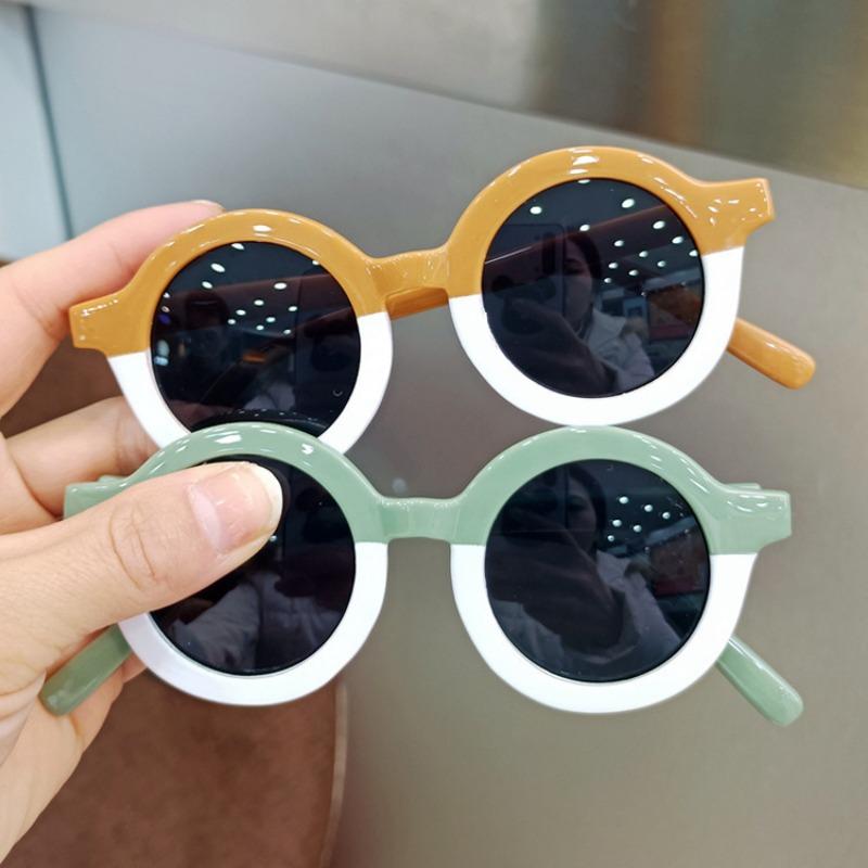 Neue Kleine Fassung Runde Kinder Sonnenbrille Mädchen Sommer Mode Sonnenbrillen Niedliche Baby Sonnenblende Brillen UV400