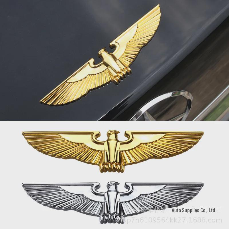 Game of Thrones 3D Metal Eagle Car Logo Sticker - Creative High-End Design