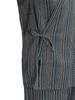 CLUB Sakazen Plus Size Shijira Weave Top and Bottom Jinbei Black X1 To B&T (B&T Club) Men's Yarn-Dyed Set, Loungewear, / (equivalent 3L-4L)