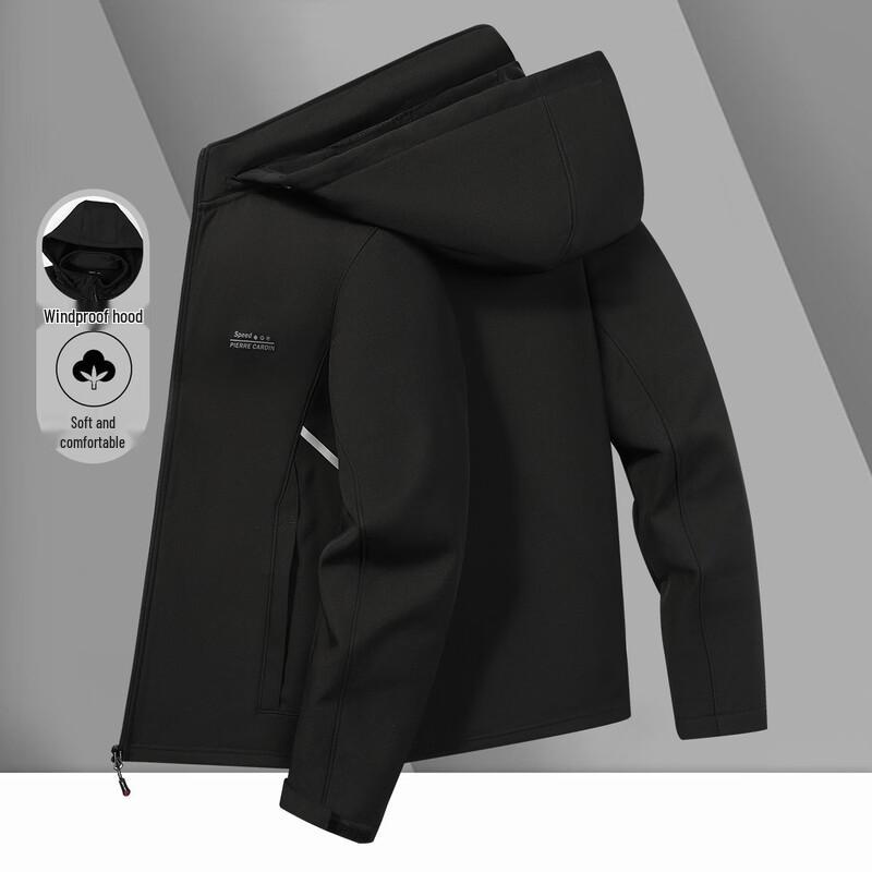 Pierre Cardin Men s Sports Jacket with Detachable Hood 3XL