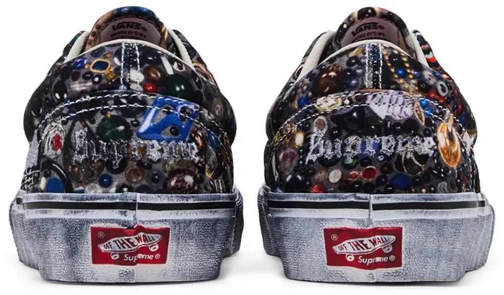 VN00110ABLU Supreme A Mike Kelley A Vans Era "Black" (26SS Week8)