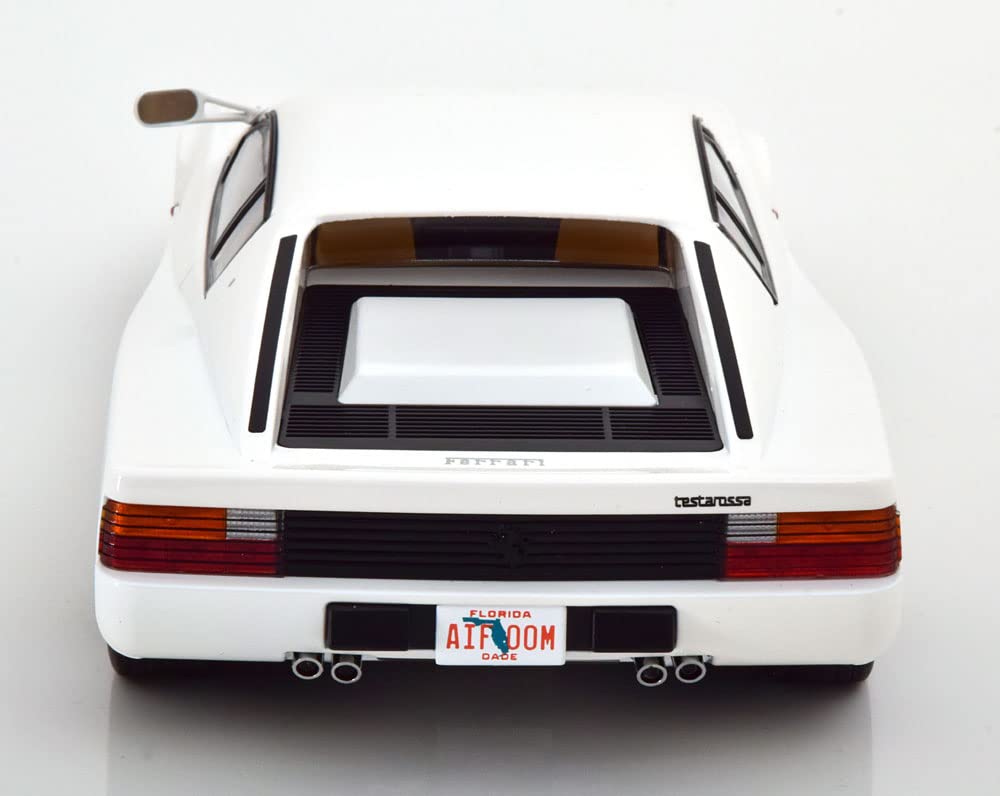 Scale Ferrari Testarossa 1984 White US Specification Ferrari Testarossa Monospecchio White KKDC180502 KK-Scale 1/18 (Miami Vice) US-Version [Used]