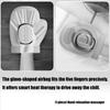 wirelessly Portable Finger Massagers with 3 Heat Level Rechargeable Battery for Carpal Tunnel and Joint Pains Relief