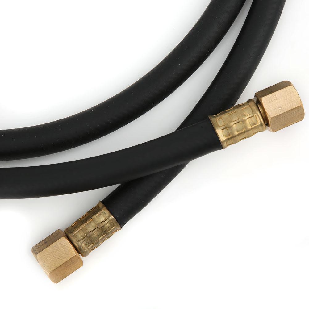 Inert Gas Hose Argon CO2 Nitrogen Compressed Air Hose Welding Union Nut 1/4 Inch2.0m