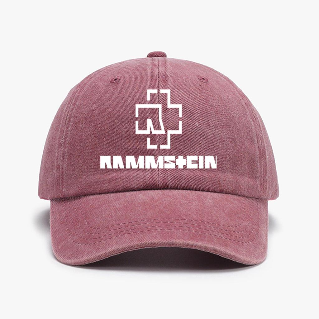 1pc'NNM' Vintage Sporty Unisex Baseball Cap - Breathable Washed, Adjustable Curved Brim & Pattern Print for Outdoor