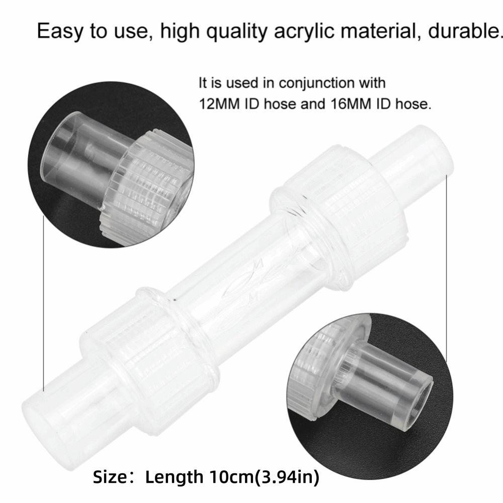 Acrylic Filter Hose Adapter Sturdy Hose Connector Accessories Tube Convert Hose Connection