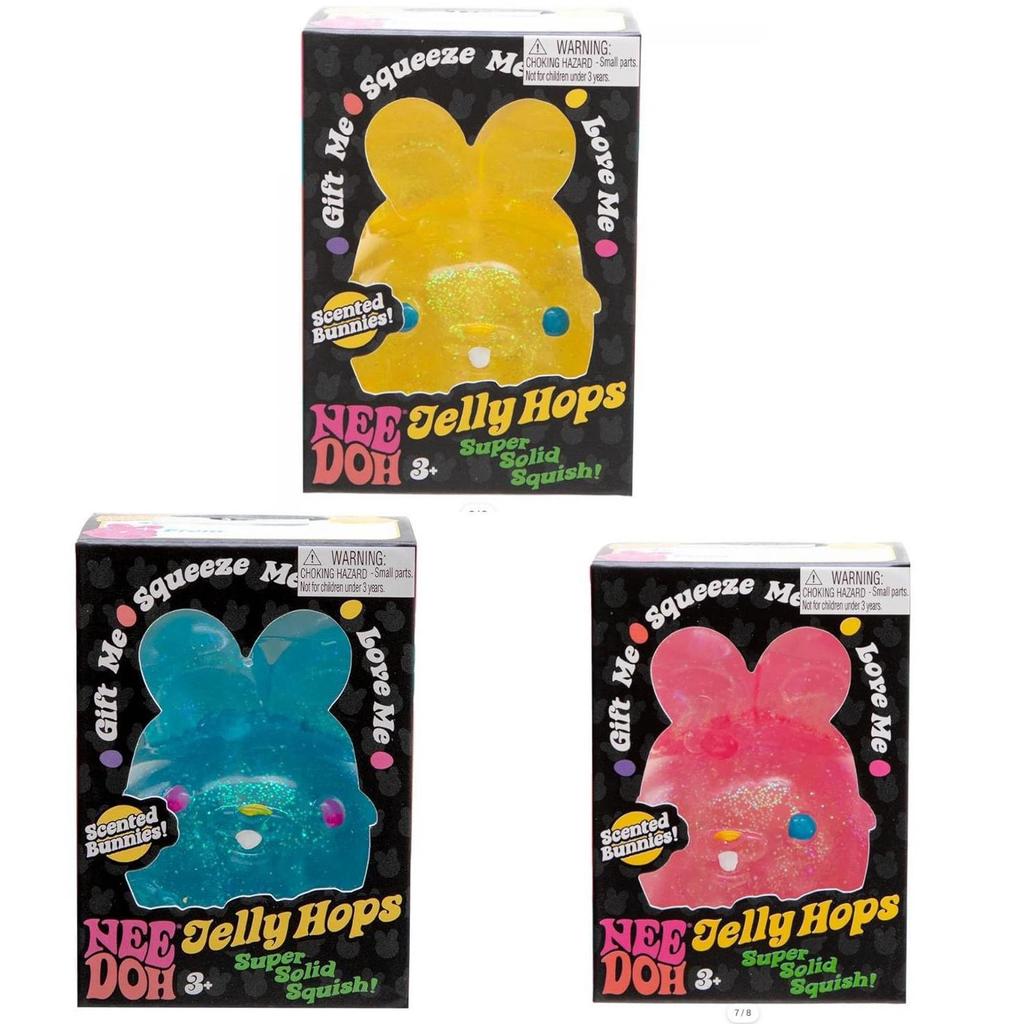 Juguete de Conejo de Plástico Nee Doh Jelly Hops Antiestrés Para Niños Con Desarrollo Sensorial Y Manipulación Manual