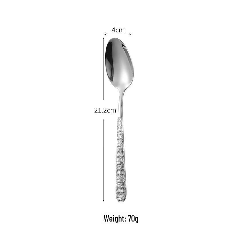 Drian Elegant Embossed 304 Stainless Steel Cutlery
