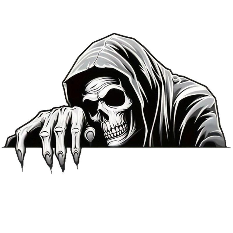 Skull Sentry Sticker for Vehicles & Laptops