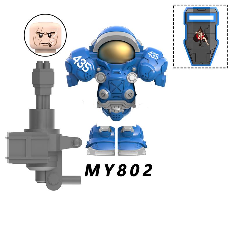 New Anime Cartoon Brick Mini Assemble Compatible Puzzle Action Model Toys Building Blocks Childrens Birthday Gift