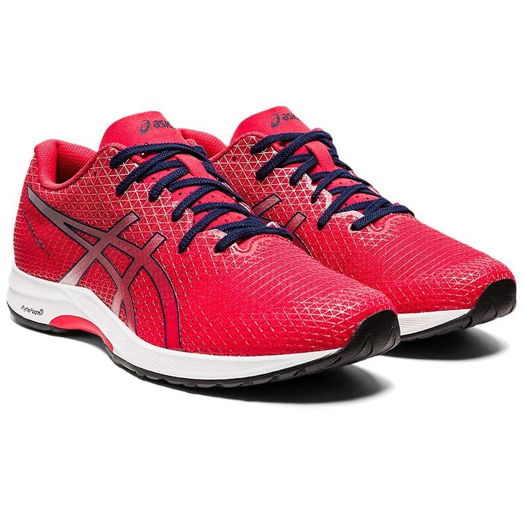 Asics Lyteracer 4 Abrasion Resistant Low Top Running Shoes Men's Red