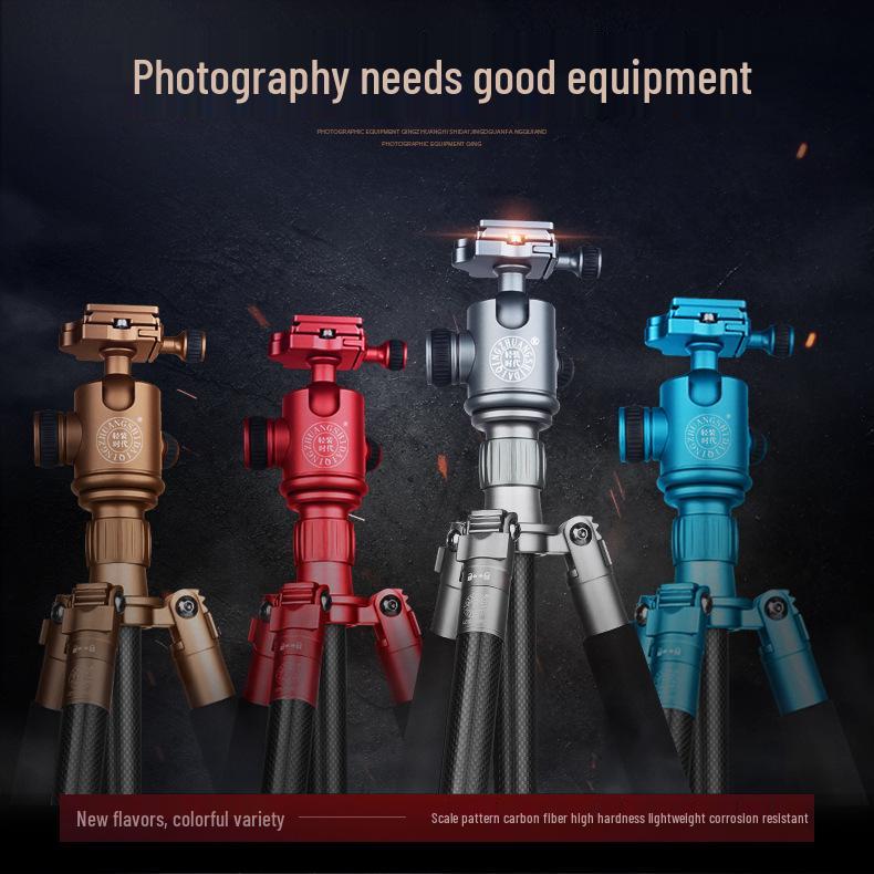 Era Q868C Carbon Fiber Ultra-Light Tripod for DSLR & Mirrorless Cameras - Portable & Professional for Travel