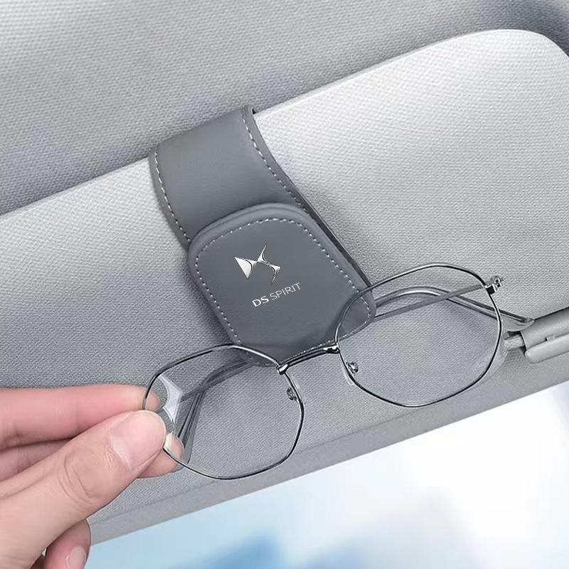 Car Sun Visor Multifunction Card Package Glasses Holder For DS SPIRIT DS4S DS3 DS5 5LS DS6 DS7 DS9 E-Tense WILD Citroen C1 C2