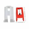 5PCS with White Plastic Case Turntable Replacement Needles Phonograph Stylus  for LP Vinyl Record