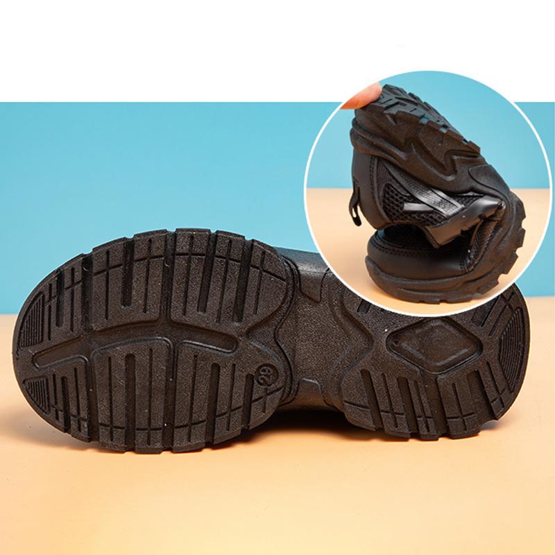 Детские дышащие сетчатые кроссовки. Детская нескользящая прочная уличная обувь — фото 8