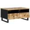 VidaXL Table basse 80x54x40 cm Bois de manguier solide et d'ingénierie 351954